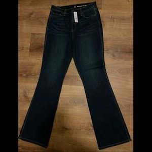 NY&CO High waist curvy barely bootcut jeans SZ 14 NWT
